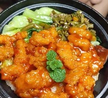 Sweet and Sour Pork Baozi Rice