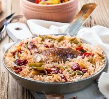 Salted Duck Leg Fried Rice