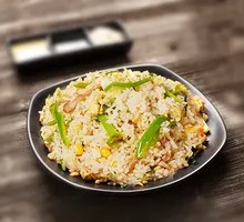 Green Pepper Chicken Offal Fried Rice