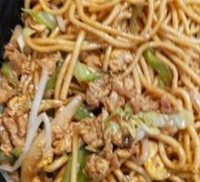 Egg and Pork Noodles Stir-Fry