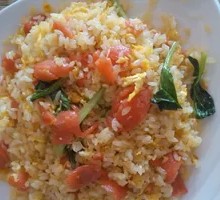 Egg and Hot Dog Fried Rice