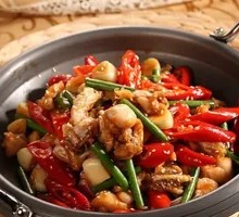Spicy Frog Legs in Dry Pot
