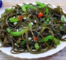 Green Pepper and Kelp Strips