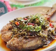Pickled Mustard Greens with Small Yellow Croaker