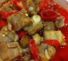 Chopped Chili Pork Ribs