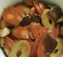 Fried Wheat Gluten Braised with Radish