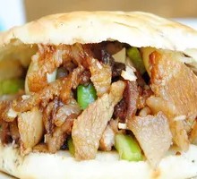 Pork Tenderloin Sandwich in Flatbread