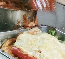 Chicken Cutlet Egg Pancake