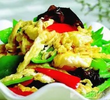 Egg with Green Pepper