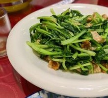 Fried Pork Scraps with Bok Choy