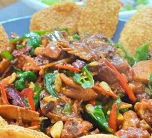 Spicy Pepper Burnt Pancake Rooster
