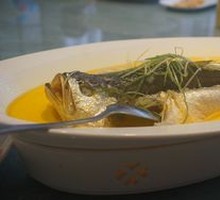 Chicken Oil Steamed Yellow Croaker