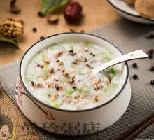 Shiitake and Pork Rice Porridge