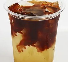 Tangerine Plum Iced Americano