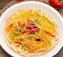 Spicy Pepper and Potato Noodles