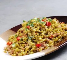 酸豆角炒肉末