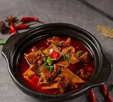 Stinky Tofu and Intestine Stew