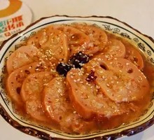 Stewed Lotus Root with Sticky Rice and Rock Sugar
