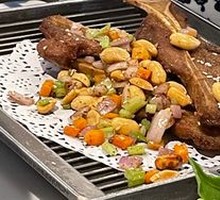 Hand-grabbed扇子骨