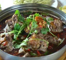 Goat Spine Hot Pot