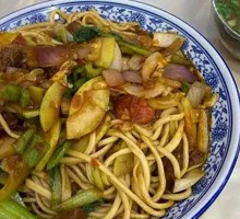 Three Delicacies Intestine Noodles