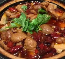 Stinky Tofu with Pork Intestines