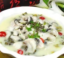 Black Fish with Pickled Vegetable