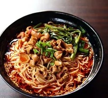 Pork Intestine and Meat Noodles