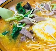 Pork Liver and Pork Shreds Noodles