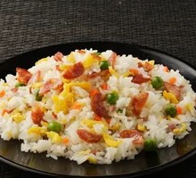 Egg and Sausage Fried Rice