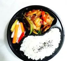 Spicy Pork Stir-fry Rice Bowl