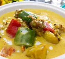 Chicken Stewed with Tofu