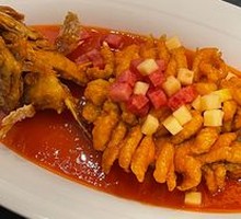 Fresh Chili Open-Fire Large Mandarin Fish