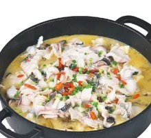 Black Fish with Sour Cabbage