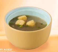 Classic Fried Tofu and Duck Blood Clear Soup