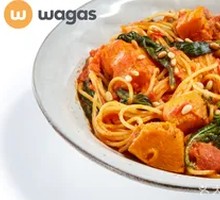 Roasted Pumpkin and Spinach Pasta