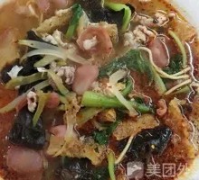 Shredded Pork with Skin Belly Noodles