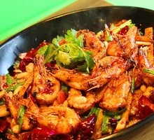 Spicy Shrimp Hot Pot