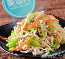 Stir-fried Enoki Mushroom with Pork