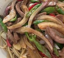 Stir-Fried Pork Kidney Dry Noodles