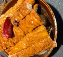 Braised Pork Intestine Head