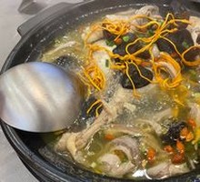 Stewed Chicken with Pig's Trotter