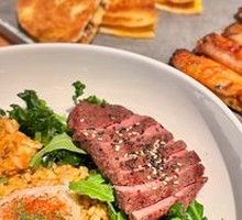 Korean Grilled Beef and Kimchi Salad