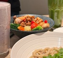 Truffle Cream Bacon Udon Noodles