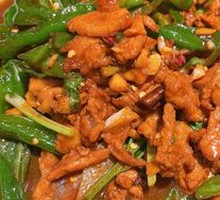 Stir-fried Pork with Long Green Chili
