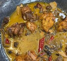Chicken Stewed with Mushrooms