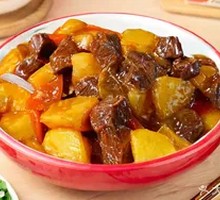 Beef and Potato Rice Bowl