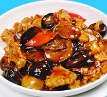 Shiitake Mushroom and Pork Slices