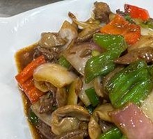 Stir-Fried Chicken Offal Rice Bowl