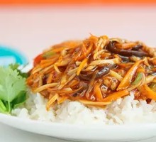 Fish-Flavored Shredded Pork Rice Bowl